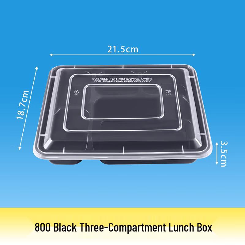 

Chengzhi Disposable Divided Meal Prep & Takeaway Containers