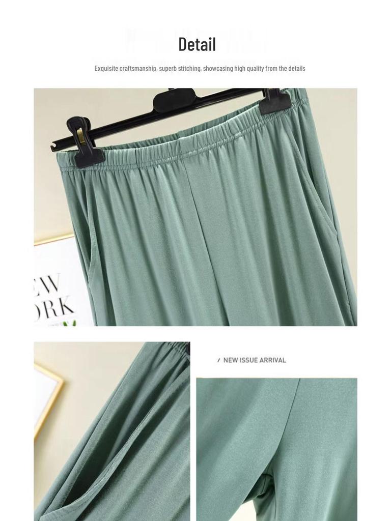 Men's Modal Summer Sleep Shorts - Loose, Lightweight Pajama Boxers