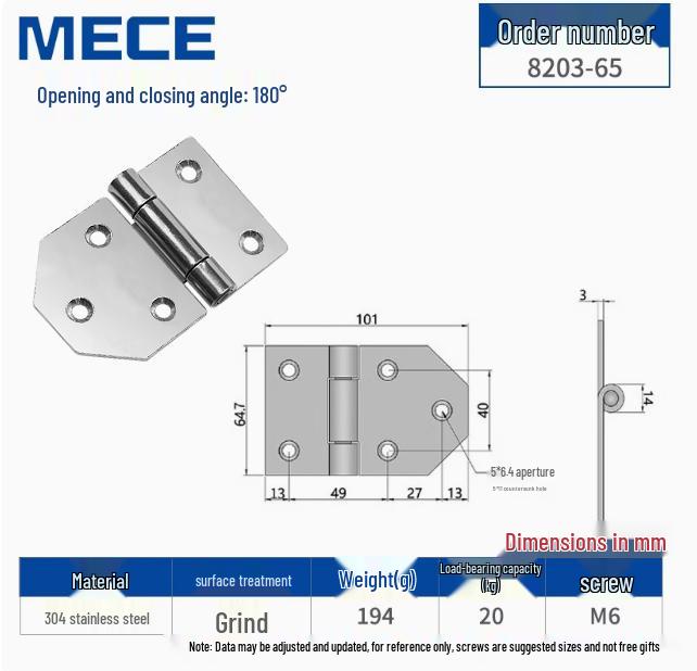 Thickened Stainless Steel Small Hinge for Folding Cabinet, Window, or Wooden Box with Lotus Leaf Design.