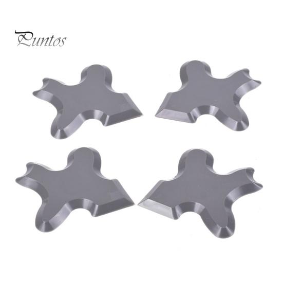 

4 шт. многофункциональные скребки для быстрой обрезки клея с эргономичной ручкой, компактные портативные скребки для удаления клея и краски 4pcs