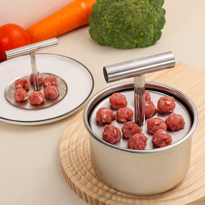Stainless Steel Meatball & Fish Ball Kitchen Mold Tool