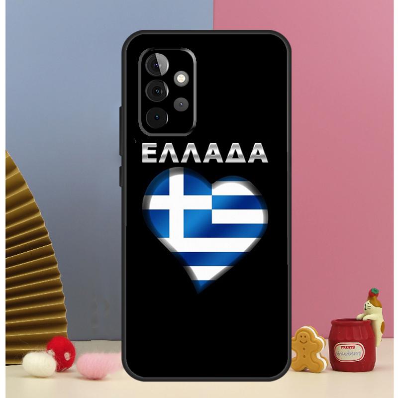 Greece Greek Flag Cover For Samsung Galaxy A53 A33 A52 A32 A22 A12 A13 A23 A51 A71 A14 A34 A54 A15 A25 Case
