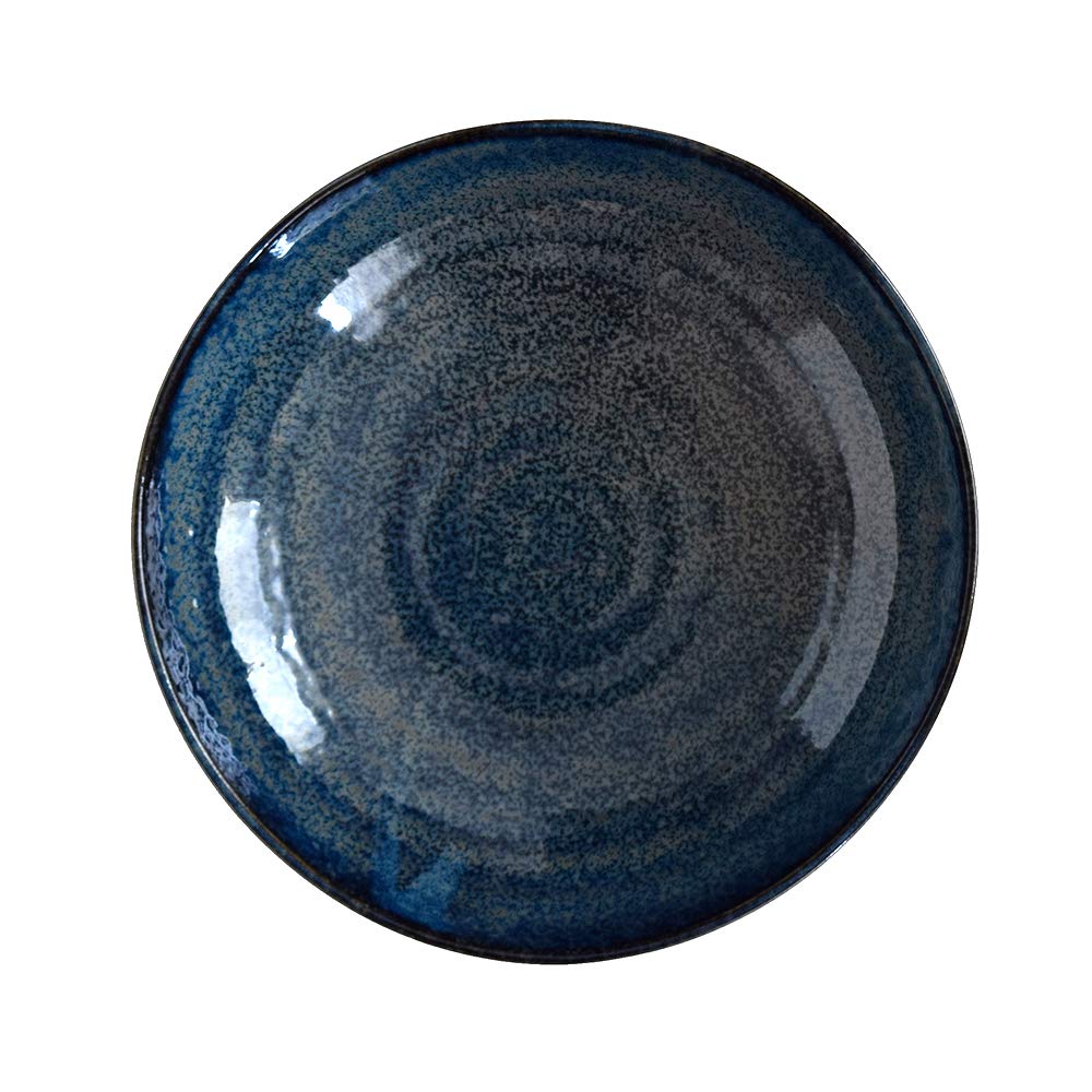 Tableware East Pasta Deep Cafe Tableware Plate, Kiln-Changed, Blue, Plate, Bowl,