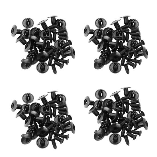 Car Fender Liner Retainer Clips Corrosion-Resistant Universal Easy To Install Splash Shield Fender Liner Rocker Molding Retainer Clips