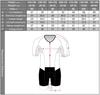 Morethan One Piece Cycling Jersey Skinsuit Chrono Suit Short Sleeve Dark 2XL Men's HVP-025, Blue,