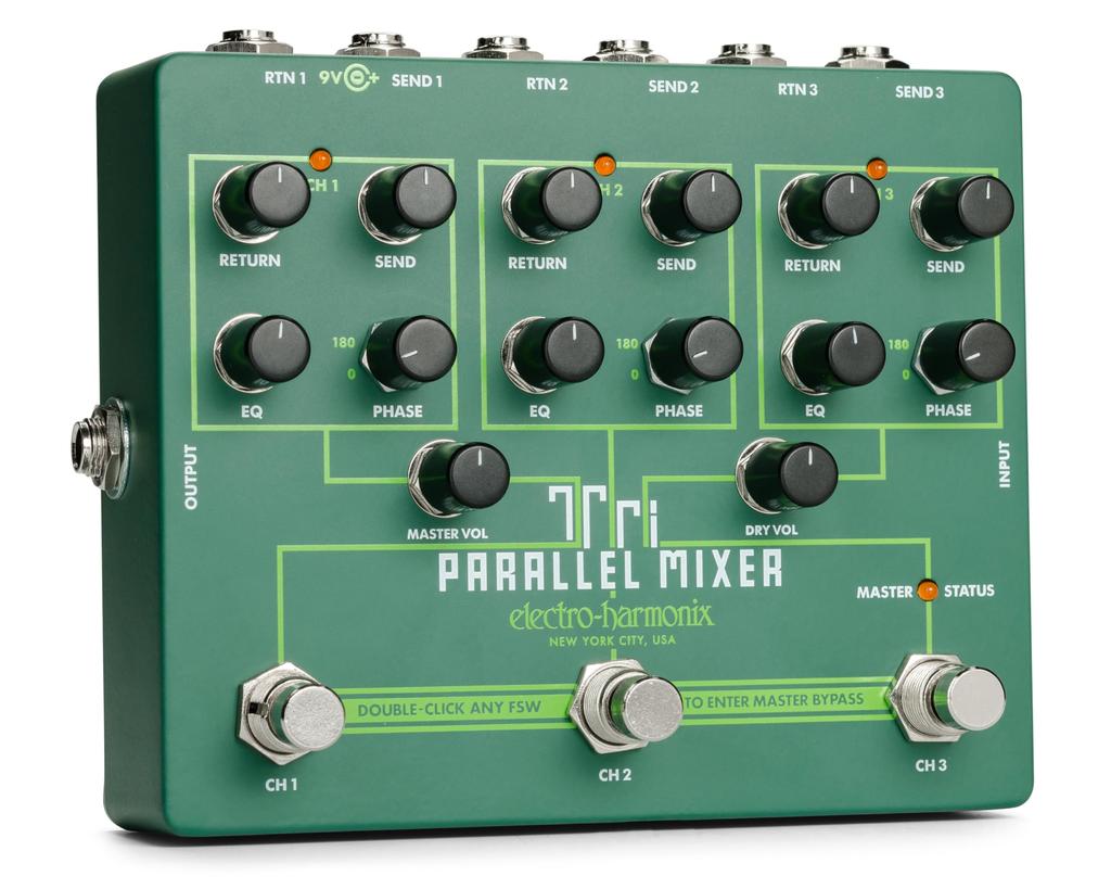 Parallel Mixer Effects Loop Mixing Hub electro-harmonix/Tri Mixer/Switcher Electro-harmonix