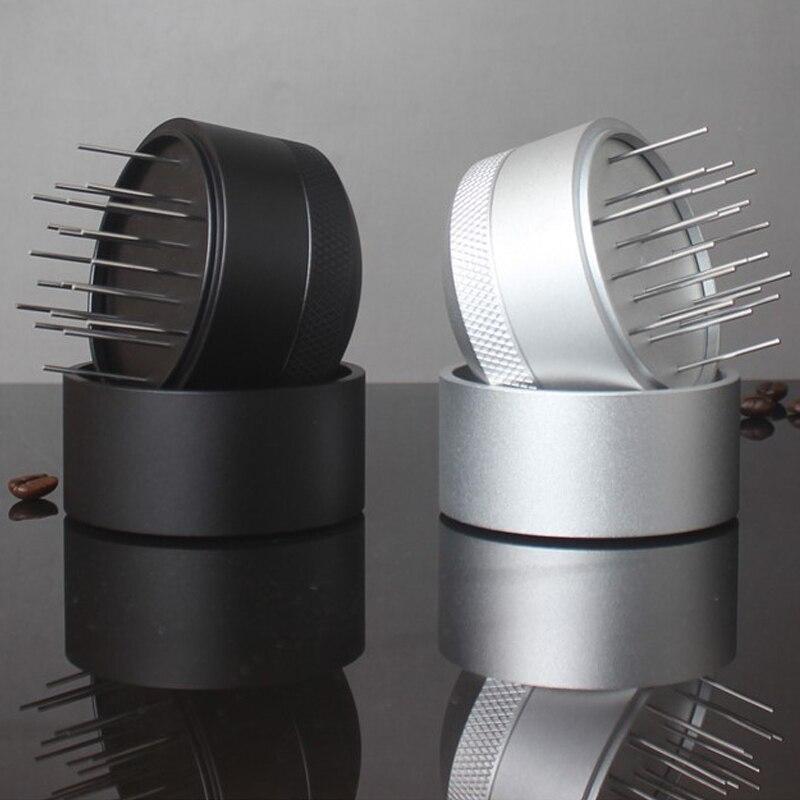 21jehlové míchadlo na espresso WDT nástroj, Nástroj pro distribuci espressa pro portafiltr 51 mm 54 mm 58 mm, Nástroj pro míchání kávového prášku