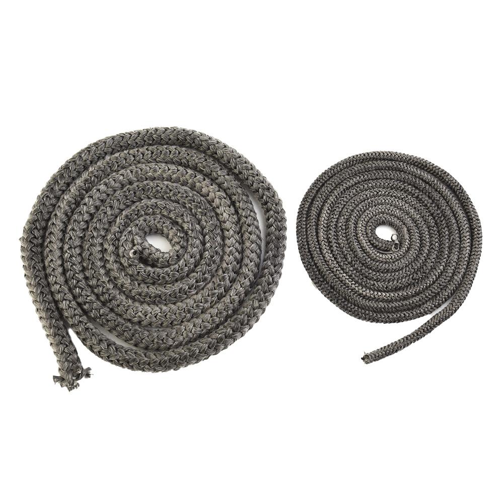 Fireplaces Sealing Rope Stove Fire Sealing Strip Wood Burning Stove Log Burner Door Seal High Temperature Glass Fiber Fireproof