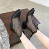 Mode frauen Aushöhlen Spitz Kurze Stiefel 2024 Sommer Neue Mode Mesh Atmungsaktiv Bequeme Rom Vielseitig Casual frauen Schuhe