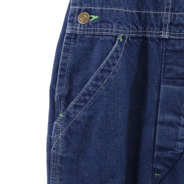 ELY Made in USA denim Overall Button fly Men's Used