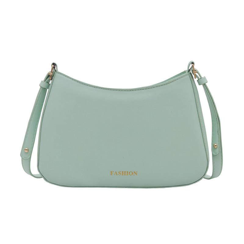 

Niche design solid color lightweight armpit bag 2 summer new fashion versatile simple shoulder bag