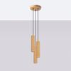 Lampa Wisząca Amber 3 Gu10 Złoty Alu Lumilo 15.675.57