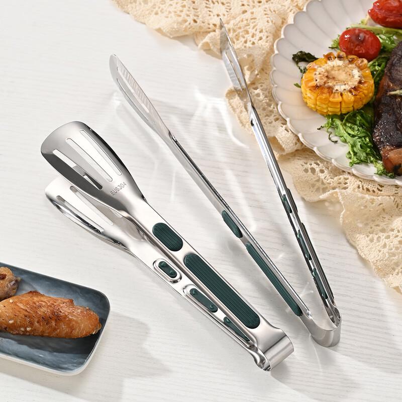 Wutuo Stainless Steel Food Tongs (Pack of 6)