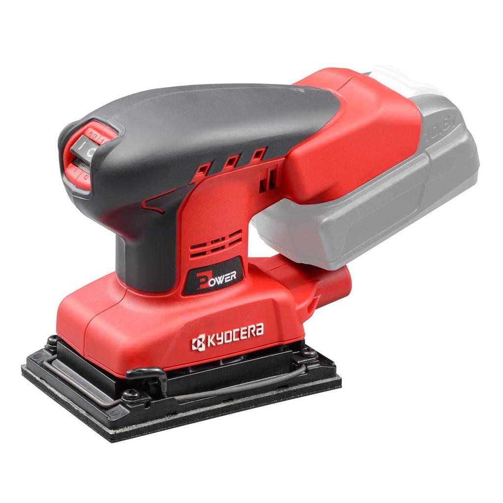 Kyocera Cordless Body Only and Charger Sold Easy to High Grinding Low and Low Paper Size 75 x Charging Lightweight (formerly Ryobi) Sander, (Battery