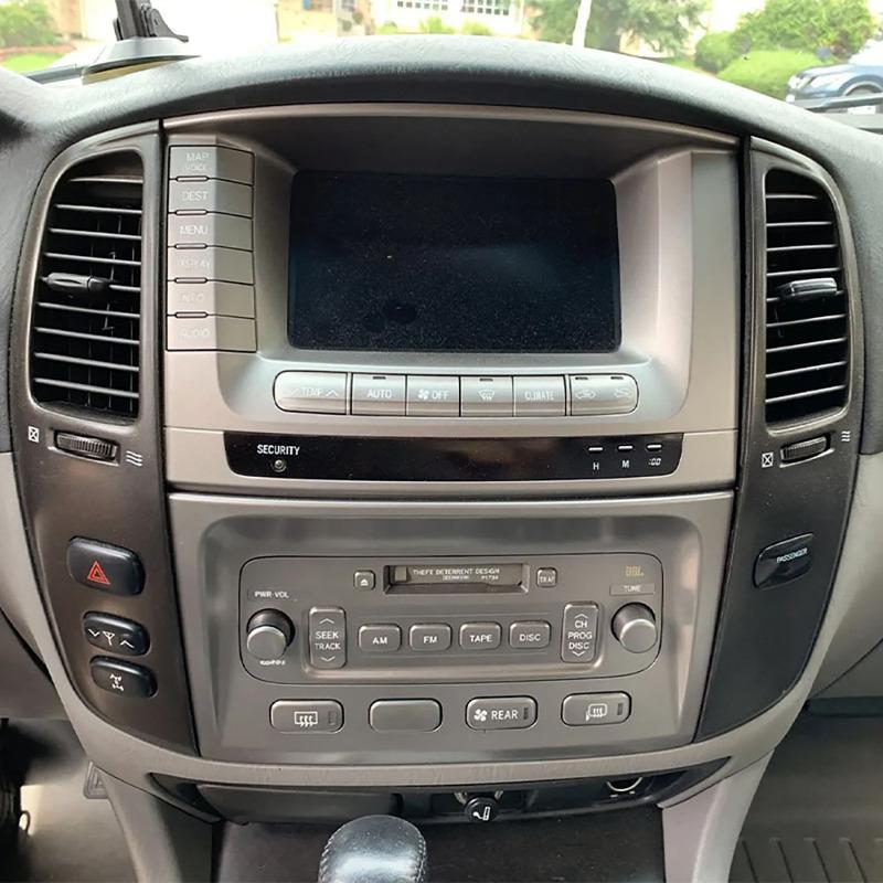 Car Dashboard Air Vent Panel Cover For Toyota Land Cruiser 100 LC100 FJ100 UJZ100 1997-2007 A/C Air Outlet Frame LHD