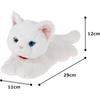 Sanlemon Odd-Eyed Cat Plush Toy 11x29x12cm Cute Animal Stuffed Toy