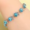 Exquisites Funkelndes Kristall Zirkon Flügel Edelstein Tennisarmband Damen Mode Hip Hop Schmuck Geschenk mit Verlängerungskette
