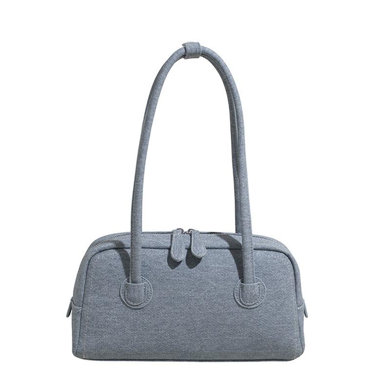 Neue Umhängetasche Damen High-End Achseltasche Mode Vielseitige Denim-Tasche Temperament Kissen-Tasche