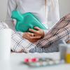 Relaxdays Bouillotte, sans housse, durable, sûr, 2 litres, pour le lit, caoutchouc inodore, eau chaude, turquoise