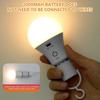 Rechargeable E27 RGB Touch Wall & Table Lamp with Remote Control