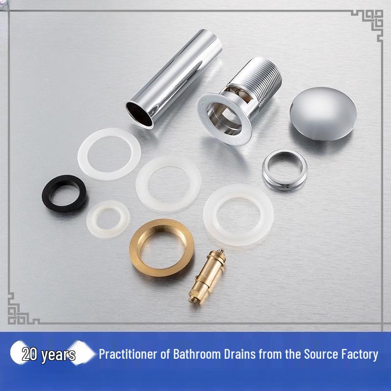 Lantuan Stainless Steel Pop-up Basin Drain