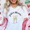 Future Bride Team Matching T-Shirts French Women's Champagne Print Blouses Short Sleeve Tees Bridal EVJF Party Bachelorette Tops