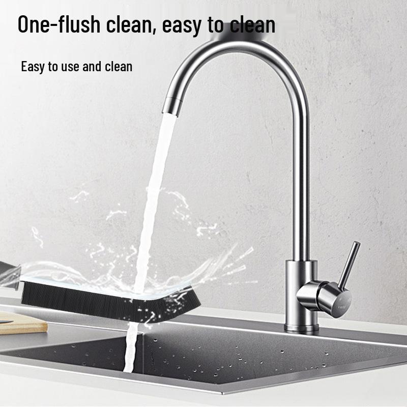 Multifunctional Crevice & Groove Cleaning Brush with Alloy Bristles