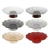 Elegant Table Fruit Bowls PET Footed Tray Decorative Vegetable Holder Organizer for Snacks and Sweets