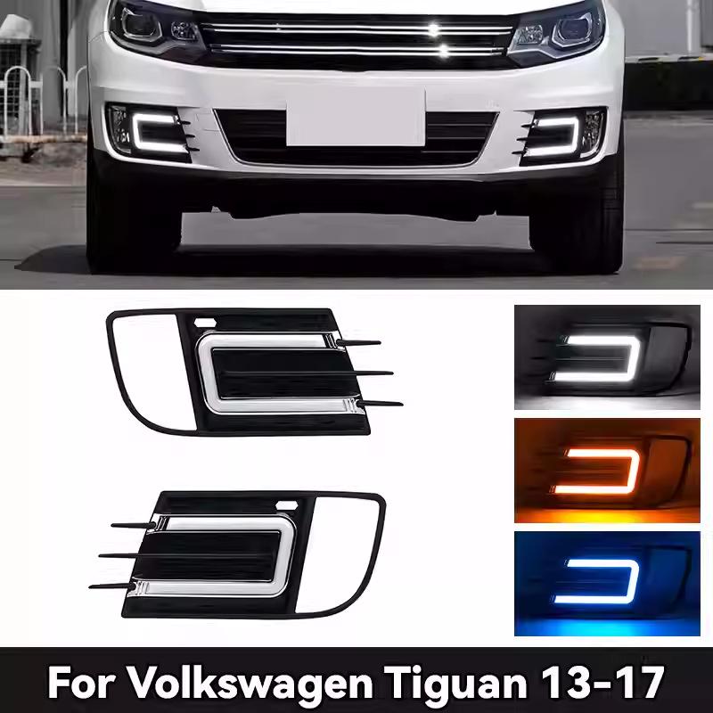 

Сумісно з Volkswagen Tiguan 13-16 та 17 моделей. Світлодіодні денні ходові вогні з динамічними покажчиками поворотів.