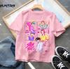 Fashion Casual Kids T-Shirt KPop Demon Hunter CottonTop Movie Crew Neck Cartoon Girls Boys T-Shirt Casual Girls Clothing