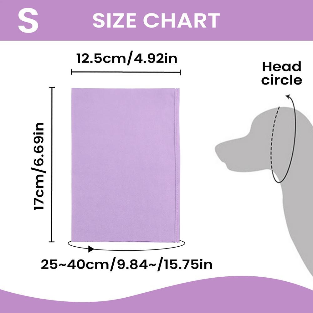 Dog Ear Cover  Grooming Earmuffs Soft Warm Noise-Proof Earmuffs Pet Ear Cover Cloth Hat Grooming Bathing Blowing Drying