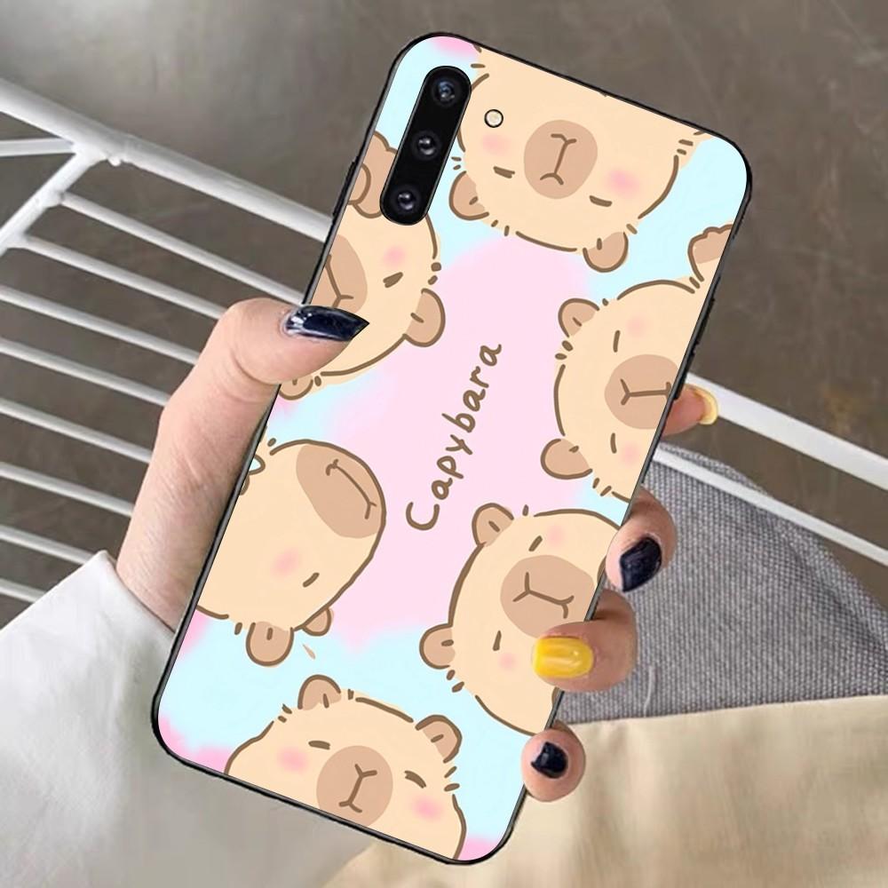 Cartoon Capybara Phone Case For Samsung Note 8 9 10 20 Pro Plus Lite M 10 11 20 30 21 31 51 A 21 22 42 02 03