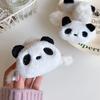 Puppe Plüsch Panda Haar Klaue Acryl Koreanischen Stil Tier Hai Clip Pferdeschwanz Halter Geometrische Winter Kreuz Haar Clip