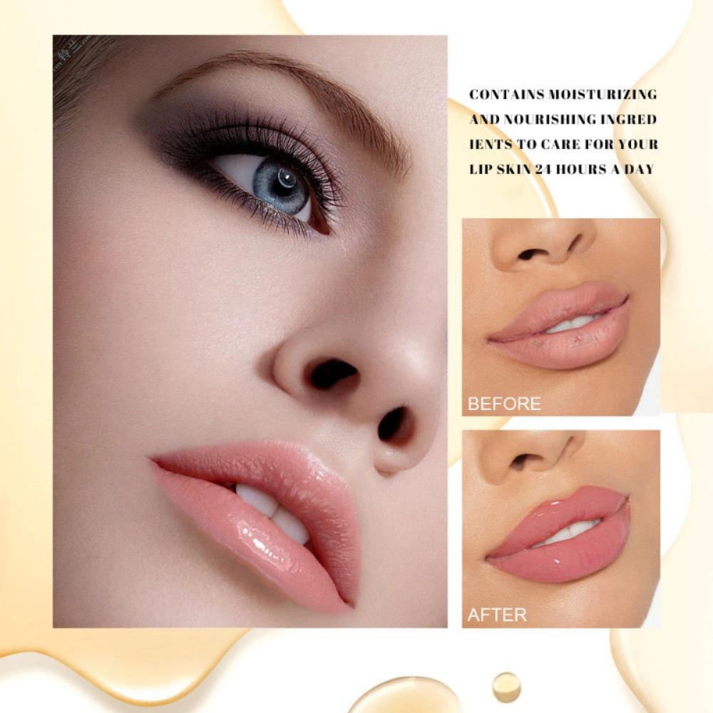 Dragon Ranee Large Brush Head Crystal Jelly Lip Oil Hydration, Moisturizing, Fade Lip Lines, Transparent Fruit Lip Gloss