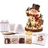Resin Christmas Tree Kit DIY Night Light Kit, Holiday Craft Set with Making Silicone Mold, LED Light, Decorations & Tools, Gift for Crafters Project