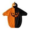 Ensemble Romper en Flanelle Imprimé Halloween pour Enfants - Tenue d'Intérieur pour Pyjama de Fête