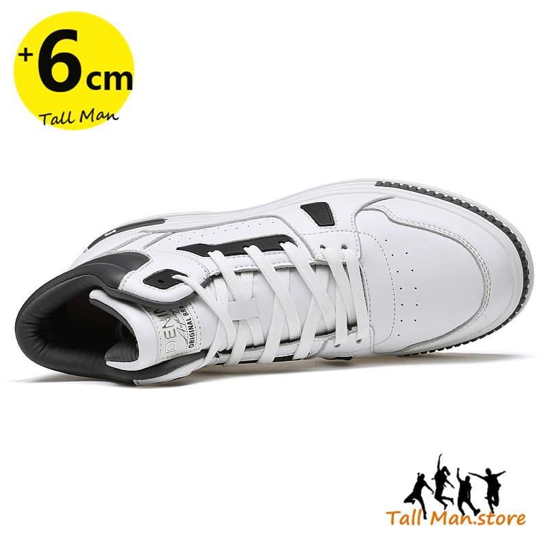 מגפיים נעלי ספורט גברים נעלי הגבהה גובה גבר מדרסים להגבהה 6 ס"מ נשים נערה עור