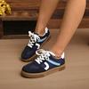 Damen flache Sportschuhe Heißer Verkauf Gemischte Farben Frühling Herbst Neuer Stil Sneaker Lässig Freizeit Studenten Flats Gummisohle