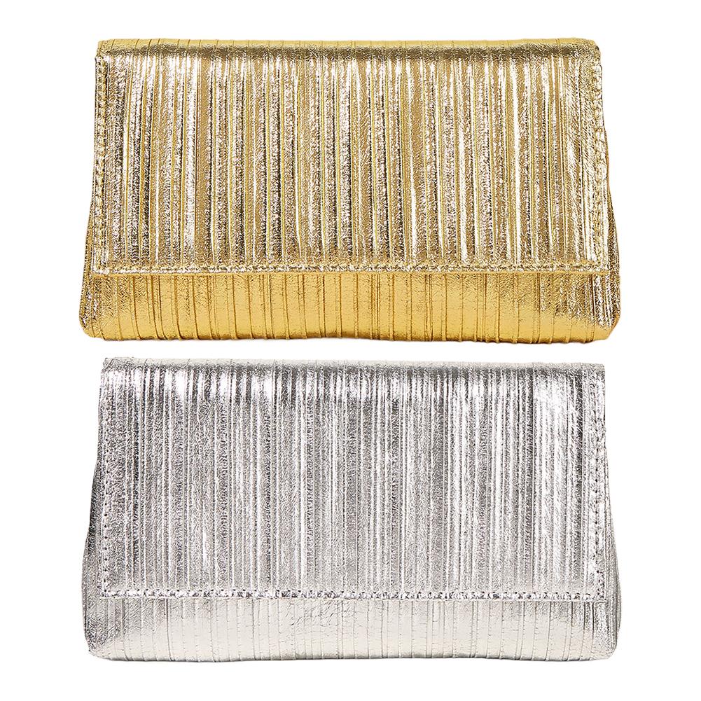 

Luxury Clutch Purses for Women Evening Bag Ladies Pleated Shoulder Flap Clutch for Formal Party Cocktail Prom Wedding Handbags золотой