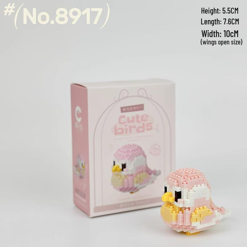 Chao Le Micro-Particle Building Blocks: Little Bird Cockatiel Educational Toy Ornament