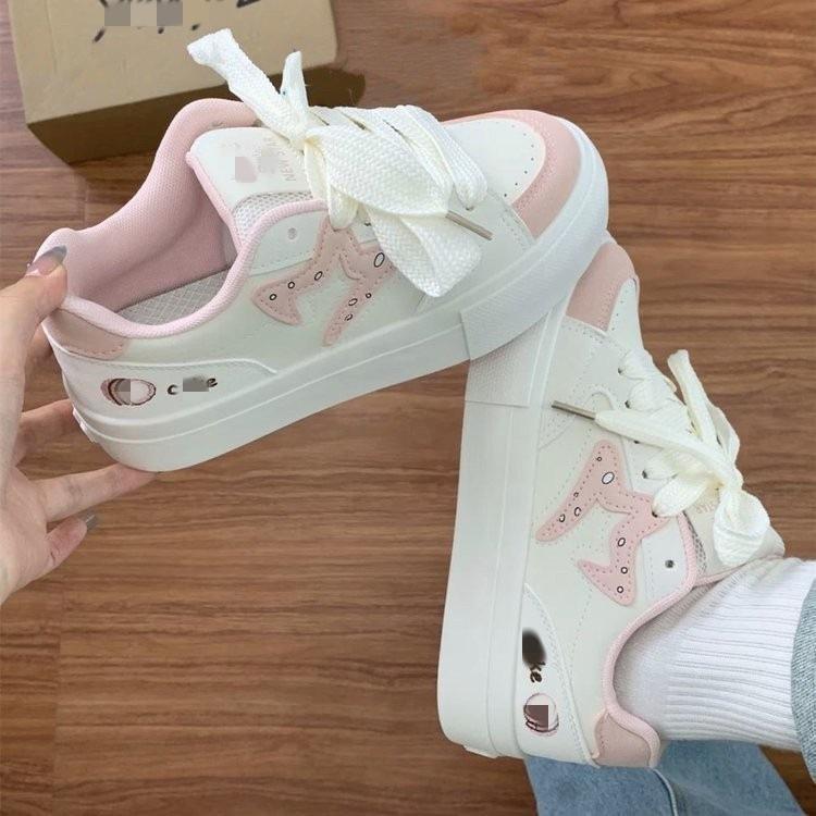 Breathable thick-soled new autumn great-looking board shoes cute student sports and leisure shoes
