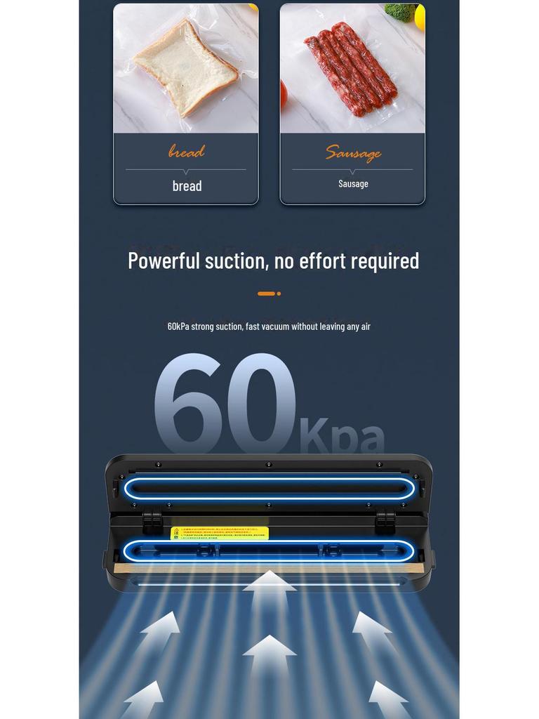 Aparat de etanșare cu vid umed/uscat portabil pentru conservarea alimentelor