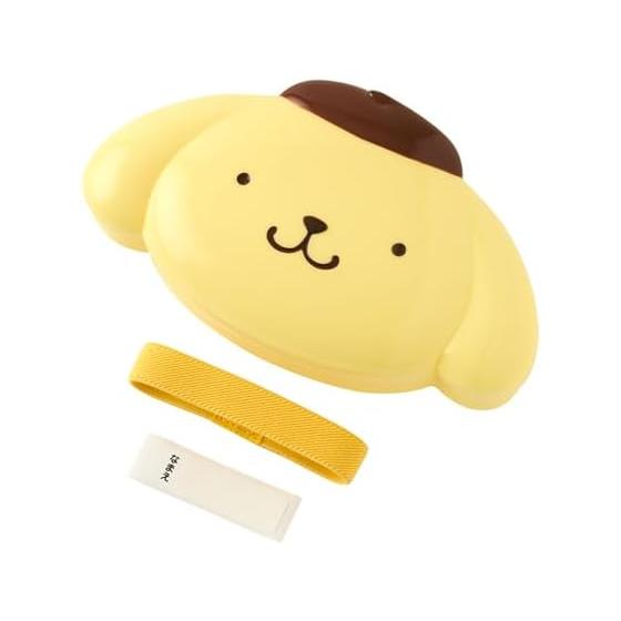 Sanrio Face Shaped Lunch Box Pom Pom Purin Can be used in the microwave by removing the lid 655783