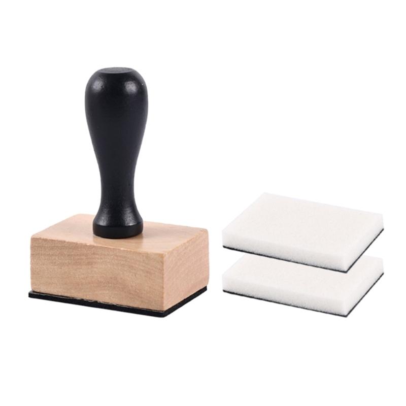 Small Ink Blending Tool with Foams Replacement and Wood Handle For Classroom Scrapbooking