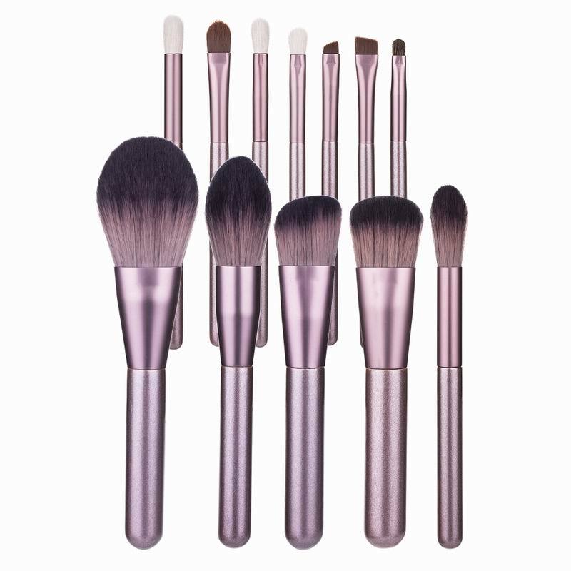 12 Small Grape Makeup Brush Set, Full Set of Beauty Tools for Beginners, Eye Brush Brush, Free Brush Bag.