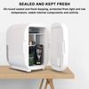 New 8L DeskTop Face Beauty Cosmetics Fridge Skin Care Goods Mirror Fridge Portable Car Refrigerator Freezer Cooler Warming Box For Home Use