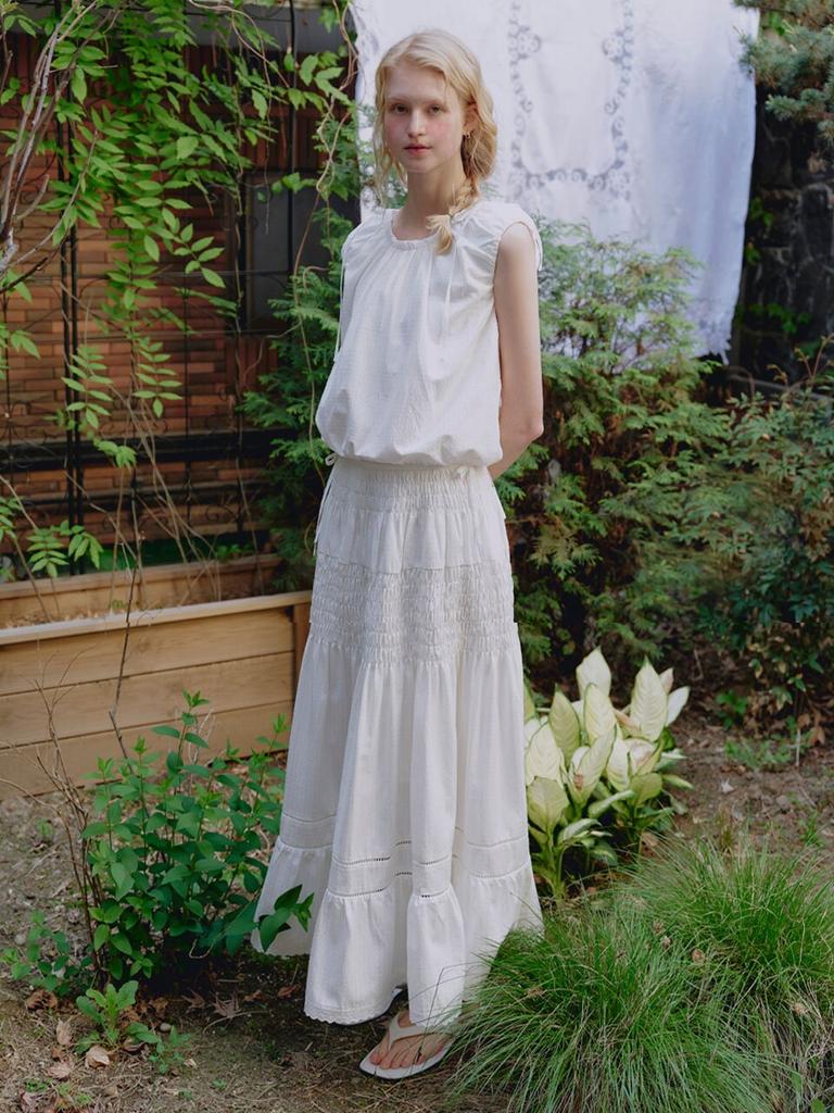 Mwimwieleu Ethereal Long Flare Skirt Mu2635Sk317M