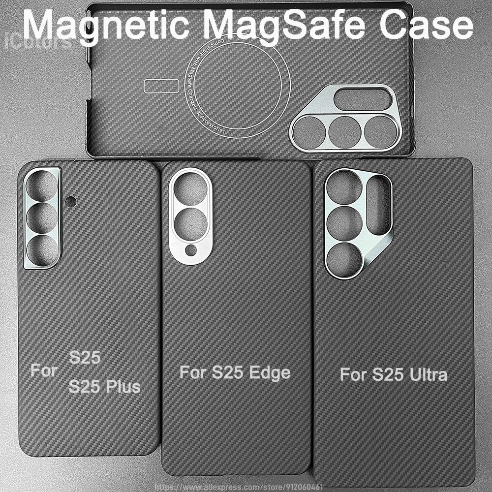 For Samsung Galaxy S25 S26 Ultra/S26 S25 Plus/S26 S25 Edge Genuine Carbon Fiber Aramid Case Ultra Thin Protective Cover