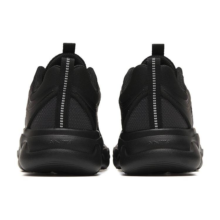 New Anta Lightweight Rebound Low Top Running Shoes Women's Black 122245574-4