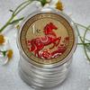 1/3/5Pcs 2026 Horse Year Chinese Coins Lucky Animal Horse Commemorative Metal Souvenir Collection Coins New Year Gift